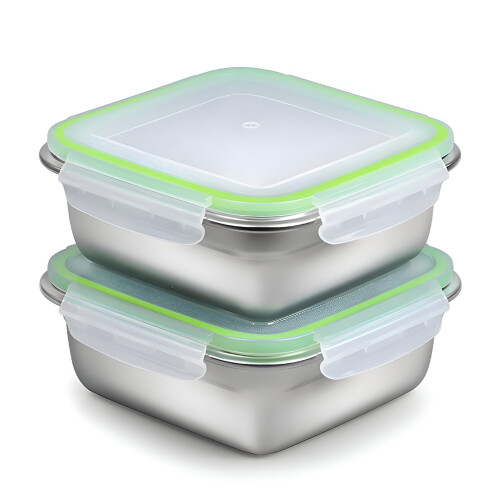 ACDANC roestvrijstalen sandwichcontainer 24oz (2 stuks)