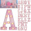 LED-Leuchtbuchstaben, 26-teiliges Alphabet-Set, 8,6 1