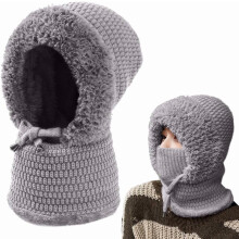 Pasamontañas de invierno 3 en 1, nuevo pasamontañas de punto 2026, gorro de invierno multifuncional con bufanda para actividades al aire libre.