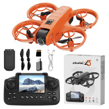 2.4G Drone with 1080P Camera & Screen Remote,Brushless Motor RC Quadcopter,Under 250g,Obstacle Avoidance, Altitude Hold,Gift for Boys Girls