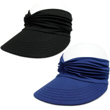 Pălărie de soare pentru femei, cu vizieră pentru plajă, protecție UV, cu bor larg, pentru sport, plajă, golf, drumeții