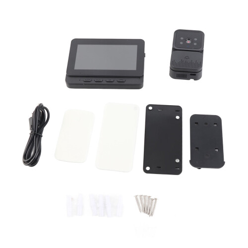 Video Intercom System 5MP Camera 120 Wide Angle 4.3"