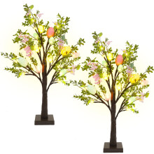 LED-kameliatre 60 cm vårdekor 2 stk