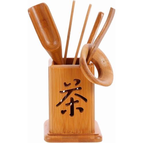 VICASKY bamboo tea tool set 6 pieces
