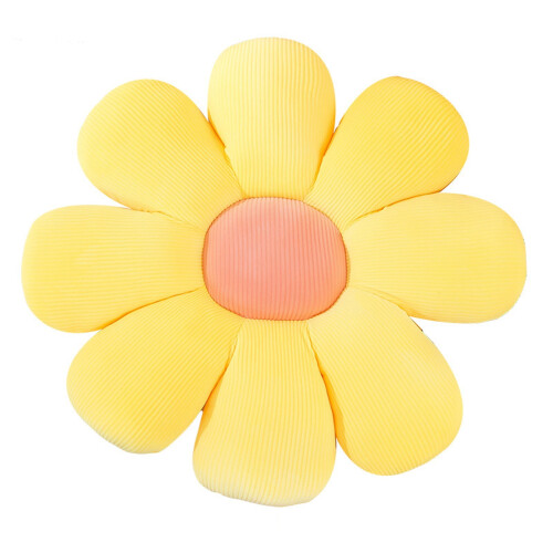 Μαξιλάρι δαπέδου Daisy Flower, κίτρινο μαξιλάρι καθίσματος 14,5" για τάξη, καναπέ,