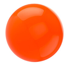 Metalen kijkbol, oranje, roestvrij staal