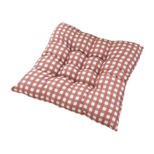 Gingham-ternet bøffelmønster i premium plys til landlig stol med slidstærke bånd i assorterede farver (16*16 tommer)