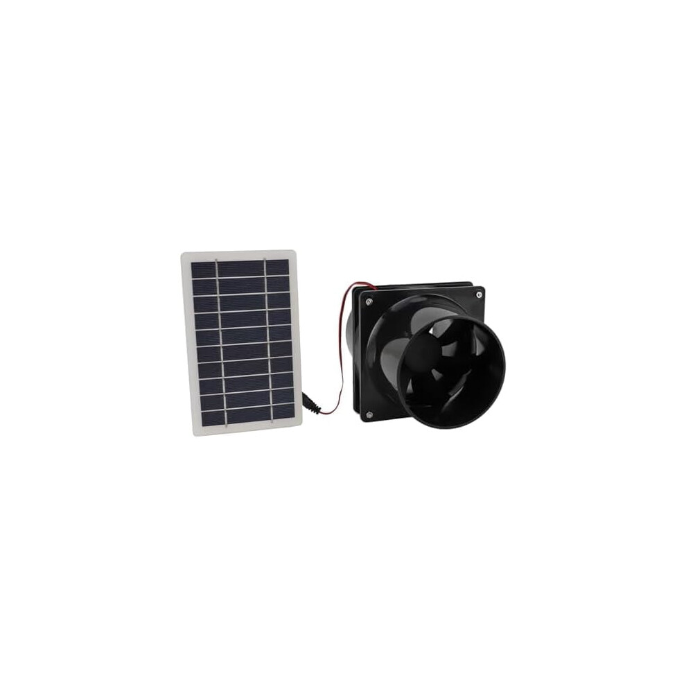 10W 12V Solar Powered Exhaust Fan For Round Pipe Abs Solar Panel Ventilation Fan Kit For Pet House Chicken Coop Rv Greenhouse$$Garden & 9399596542089