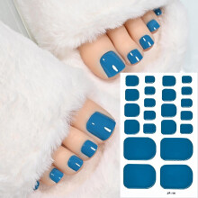 Adesivos para unhas dos pés 22tips Baking Free, cobertura total, tiras de esmalte para unhas dos pés.