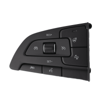 Butoane de control al volanului de schimb pentru Cadillac XT4 2019-2020, comutator de telecomandă audio pentru volan - stânga - negru
