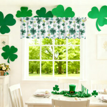 Rideau occultant pour la Saint-Patrick, en polyester avec œillets pour tringle ou