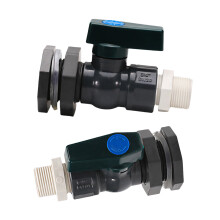 Kit de robinet pour récupérateur d'eau de pluie, installation rapide, en plastique (lot de 2)