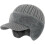 Coldshield Trapper Beanie with Ear Flaps & Wool Brim 1