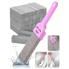 3-Pack Pumice Stone Toilet Bowl Cleaner with Handle – Multi-Purpose Scrubber for Bathroom, Kitchen, Grills & Stove Grates