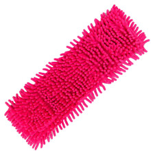 Tête de balai chenille de rechange SugarBloom pour le nettoyage de la maison, lavable et réutilisable, modèle JC08, rouge.
