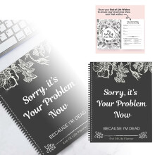 Tut mir leid, jetzt ist es Ihr Problem. Tut mir leid, jetzt ist es Ihr Problem. Notizbuch für die Lebensplanung, Notizbuch, Bürobedarf, Notizbuch