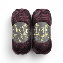 Firefly Iridescent Shimmer Yarn – 100g Color-Shifting Glow Aran Knitting Thread, Soft Acrylic Blend for Sweaters & Art – Compatible with standard