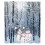 Snögubbe duschdraperi, vinter digitaltryck, polyester 1