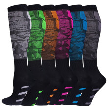 6 Pairs Graduated Compression Socks For Women And Men-Best Support For Running,Athletic, Travel