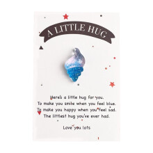 Carte de vœux de poche pour la Saint-Valentin, style marin, avec un crabe