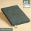 Liniertes Lederjournal A5, 240 Seiten, 80 g/m², Graugrün 1