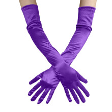 Morsiusoopperakäsineet, elegantit, pidennetty mallisto hääpukuun, kauneuskilpailuihin, tanssiaisiin tai vintage-tyyliin. Violetit.