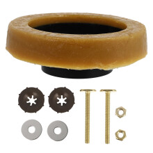 Sadepisarat Vaaleanruskeat Muovipultit WC-istuimelle ja vahalaipalle, 1 Setti Kylpyhuoneen Korjaukseen
