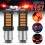 2x1157 66LED φλας φλας ασφαλείας φρένου στοπ πίσω φως στάθμευσης φωτεινό κόκκινο 1
