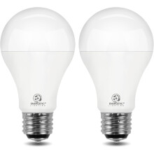 Ampoule A21 super brillante 50/100/150 W à 3 intensités, 800/1600/2200 lumens YANTON, blanc chaud 2700 K, non dimmable, culot E26, certifiée UL,