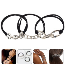 Armbandjes en haarelastiekjes, minimalistisch, elastisch, 3 stuks