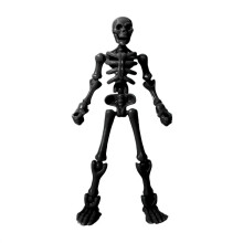 Halloween-luurankokoriste, muovi, kokovartalolle, posable1
