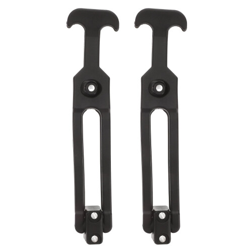 Aloha 2 Pcs T-handle Hasp Latches Rubber Elastic T-handle Draw Latches for Tool Box