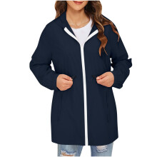 Damen-Kapuzenjacke, einfarbig, wasserdicht, mit Gürtel, leicht, lässig, locker geschnitten, winddicht, langärmelig, Lederjacke mit Kapuze,
