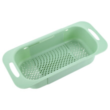 Passoire extensible pour évier – Laver les légumes, égoutter les pâtes, sécher la vaisselle – Réglable et pliable | Compatible avec les