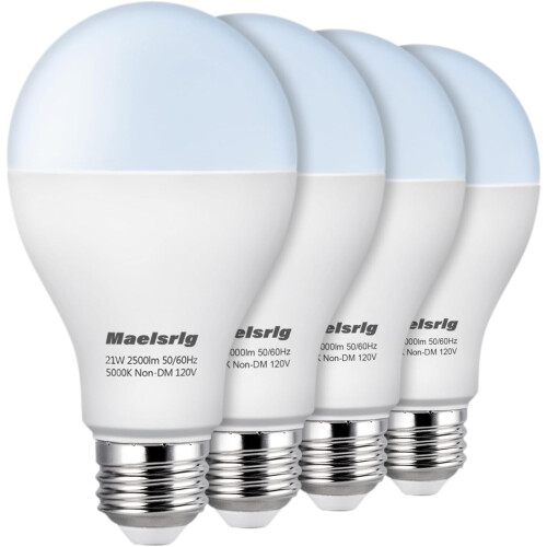 Λάμπα LED A21 Daylight 5000K 21W 2500Lumen 4 τεμάχια