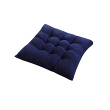 Coussin de sol carré rouge, moelleux et capitonné, idéal pour la décoration intérieure, la méditation et le confort d'assise, 50 x 50 cm