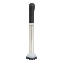 Mortero de cóctel de acero inoxidable, colador de bebidas, herramientas de barman para la preparación de bebidas mezcladas, cabezal y mango suave
