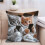 Set de perne cu imprimeu animal 45x45 cm, material moale 1