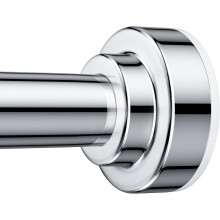Shower Curtain Rod, 32-80 inch Adjustable Spring Tension Never Rust Anti-Slip Rod for Bathroom, No Drilling, Collapse, Easy to Use, Silver