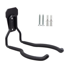 Crochets de rangement robustes pour garage – Supports muraux pour outils, échelles, vélos et objets encombrants (19 x 8,3 x 13,5 cm)