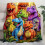 Couverture en flanelle dinosaure souriant – Microfibre douce, 8 1