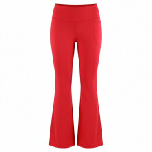 Calças de ioga femininas boca de sino, cintura alta, casuais, para dança, corrida e exercícios, com bolsos. Confortáveis e com modelagem flare.