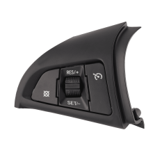 Reserveknapper til rattkontroll for Chevrolet Cruze 2009-2014, rattpute, lyd, cruisekontrollbryter, venstre, svart