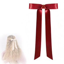 Fermaglio magnetico a forma di fiocco, mini fermagli per capelli a farfalla, tenuta forte antiscivolo, design 2 in 1 con tramonto tropicale –