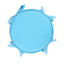 Coussins de chaise ronds avec attaches, 45 x 45 cm, imperméables, pour l'extérieur, en polyester, pour canapé de salle à manger