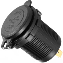 Bil cigarettändarsplitter med dubbel USB 2.1A 12V/24V