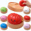 Γιγάντιο ζυμαρικό 4" Squishy – Ψωμάκι μυστηρίου ουράνιου τόξου, ανακούφιση από το 1
