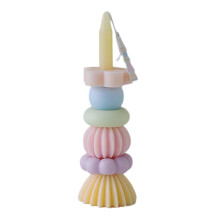 Bougie pilier empilable parfumée en forme d'arbre YIEMEEN pour la maison