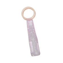 Luxury Embellished Bottle Carriers Sturdy Handle Occasions-Pink