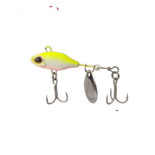 Stück Long Shot Rotating Tail Vibration Bait Spinner Spoon Angelköder Jigs Tractor Leads Hard Face